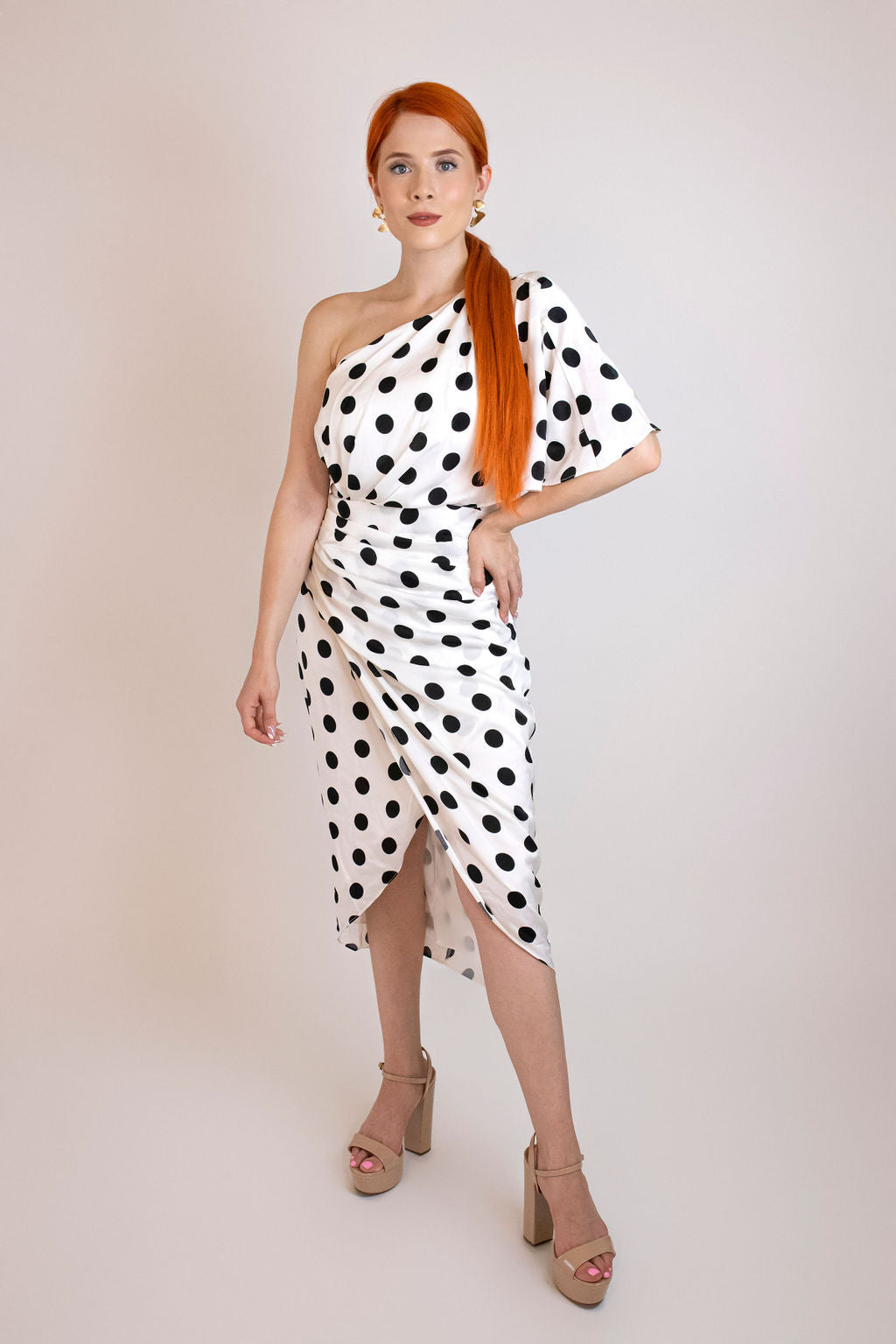DOTS PRINT DRESS