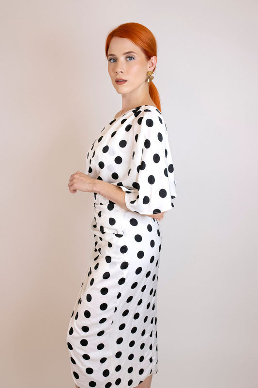 DOTS PRINT DRESS