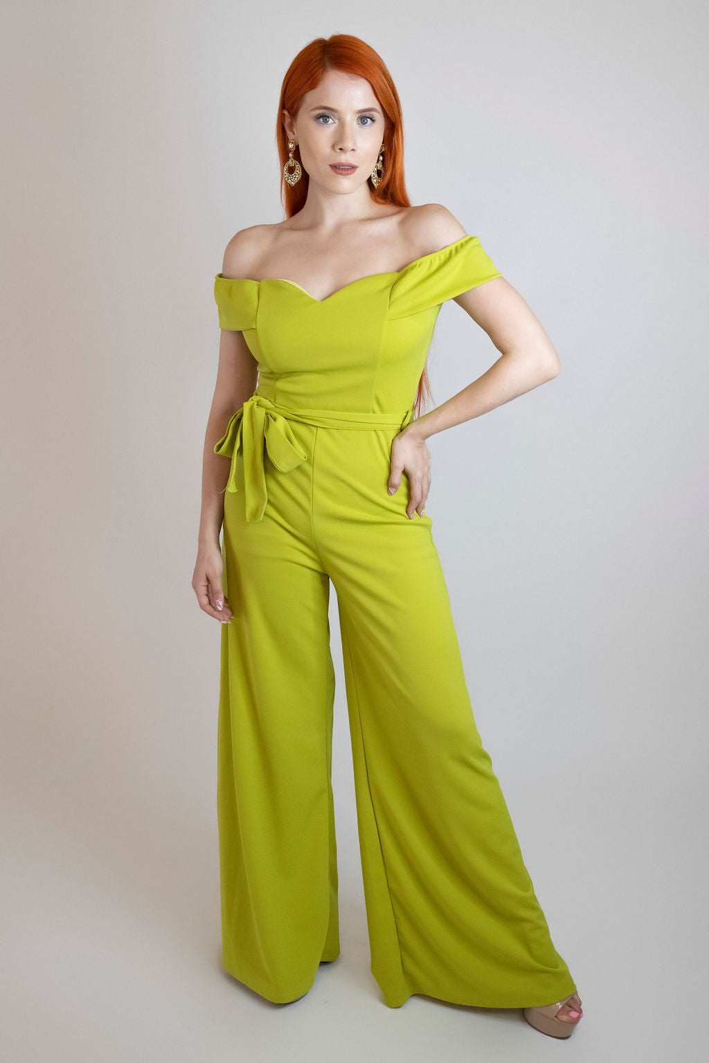 OFF SHOULDER JUMPSUIT